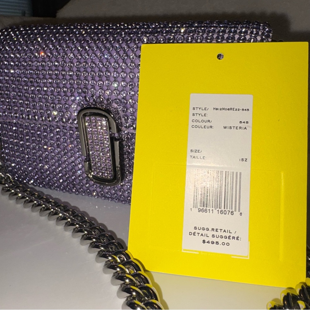 Marc Jacobs Purple Sparkling Purse - Picture 8 of 9